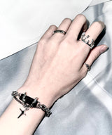 Black Mood Square Bracelet