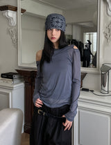 ニロカットシースルーレイヤードセット - long sleeve, sleeveless