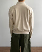 Milt Crop Knit Zip-Up