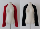 COLLAR BOLERO KNIT CARDIGAN (5COLORS!)