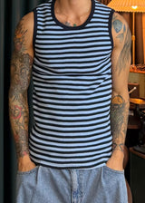 Slim Waffle Stripe Tank Top 3COLOR
