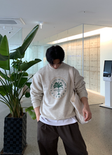 Foton Florida Print Over Sweatshirt