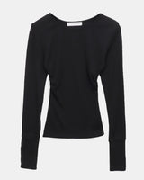 Soel Slim Fit Button-Sleeve Long Sleeve T-Shirt