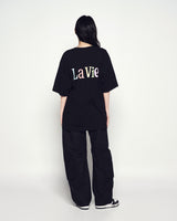 25FW カラーロゴショートスリーブTシャツ ブラック