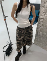 Reef Damage Camo Bermuda Pants