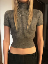 STEEL RIB TURTLENECK