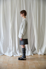 フォールドチェックロングスリーブT