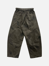 Trenon Belted Washed Balloon Pants 2C