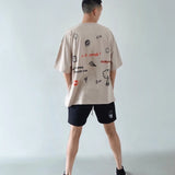 FAITH FADE DYSTOPIA - Hope Oversized Tee (Beige)