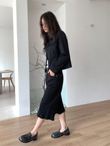 ROUND COLLAR FRILL JACKET (2C)
