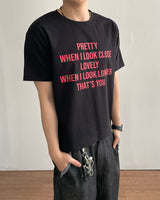 Prit Crop Printing Short Sleeve Tee 3C