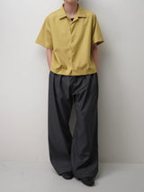 26SS TP1 Cropped Cuban Collar Shirt