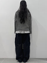 STRIPE TWEED CARDIGAN