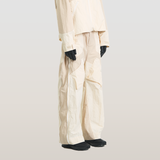 RELABEL 23AW Long Zip Casual Pants in Almond Duplex