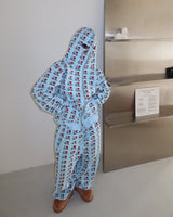 I Love Hooded Zip-Up & Jogger Pants Two Piece Set