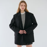Over-sized Tailored Jacket_Black