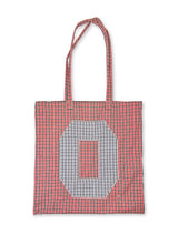 0 Applique Check Eco Bag / Red
