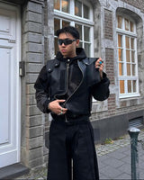 LEATHER BULLETPROOF GILE (Black)