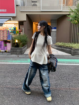 BACK POCKET MAXI JEANS (2C)