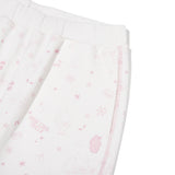 TROLLS VINTAGE GRAPHIC NAPPING WIDE JOGGER PANTS - WHITE