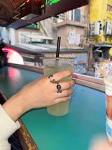 キュービックピアスリング
