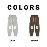 Fluffy Jogger Pants (Brown)
