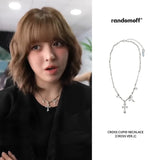 [Celeb pick] Cross Cupid Necklace [Cross ver.2]