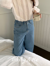 Summer cool wide denim(2color)