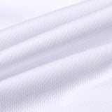 MANS クロップピケポロシャツ WHITE