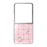 [MADE]Peach TTURUBY MagSafe Glass Bumper Phone Case for ZFlip