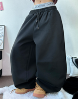 BELT SNAP POINT BALLOON TRAINING PANTS 🩶🖤🤍3COLOR