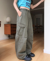 Poner Cation Parachute Diagonal Cargo Pants