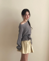 bordier butter shirring plum mini sk
