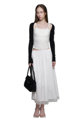 Morning mist ribbon bolero, Black