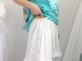 airy chiffon layered skirt