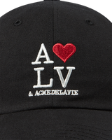 25FW LOVE ADLV COTTON BALL CAP BLACK