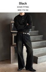 [4SEASON] Flare washing denim pants(2color)
