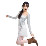 リリィレースボレロセットアップ [GREY]