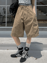 フォーミングビンテージバミューダカーゴパンツ