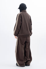 Selma Ethnic Fleece Set-up Track Top