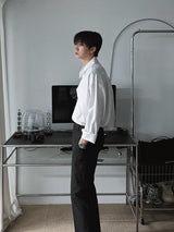 3 TAP T Bar Buckle Dress Shirt (2color)