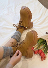 BROWN WARKER BOOTS