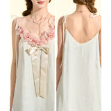 [GirlyFancyClub] 3D Rose A-line Luminous Camisole Dress