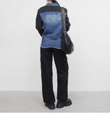 [NONCODE] Zenbian color denim jacket.