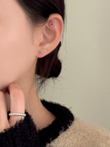 [3 color] ハートピアス / 2 sizes / ミニデイリーシンプルポイント