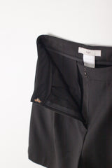 Boy wool half pants (Black)