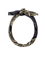 double bandana silk scarf(BL,BE)