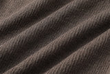 Scoop knit dress - brown