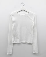 Bias snap long sleeve (4color)