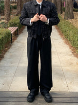 Elruho Crop Tweed Jacket